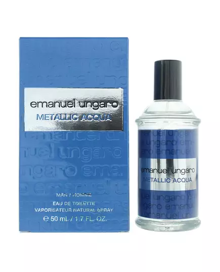 Emanuel Ungaro Metalic Acqua Eau de Toilette Für Männer, 50 ml, Bild 2