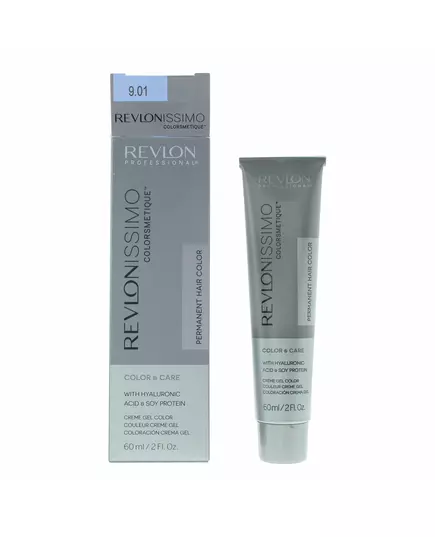 Revlon Revlonissimo Colorsmetique KER-HA Complex™ mit wichtigen Inhaltsstoffen wie Hyaluronsäure Phyto-Keratin Antioxidantien Sojaprotein. Permanente Haarfarbe 9.01 Very Light Natural Ash Blonde, 60 ml, Bild 3