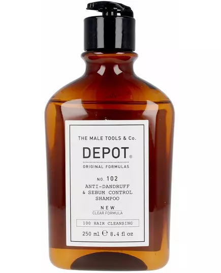 Depot 100 Hair Cleansing No. 102 Botanischer Komplex Haarshampoo Anti-Schuppen & Sebumkontrolle, 250 ml