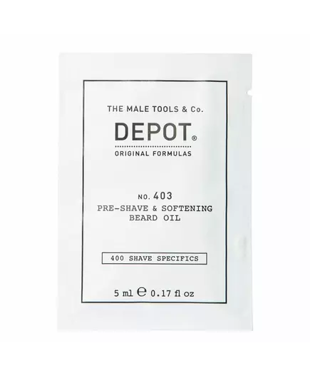 Depot 400 Shave Specifics No. 403 Süße Mandel Weichmachen Vor-Rasieröl, 5 ml