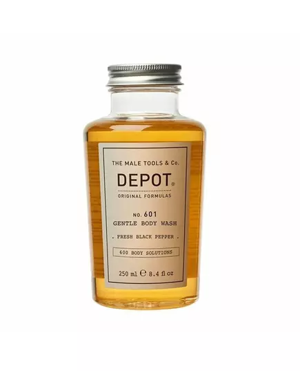 Depot 600 Body Solutions No. 601 Botanischer Komplex Reinigung Frischer schwarzer Pfeffer Duschgel, 250 ml