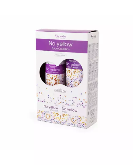 Set Fanola: No Yellow Spice Collection Hair Treatment Cream Mask For Neutralisation Of Yellow Tones 300 ml + No Yellow Spice Collection Hair Shampoo For Neutralisation Of Yellow Tones, 300 ml, image 2