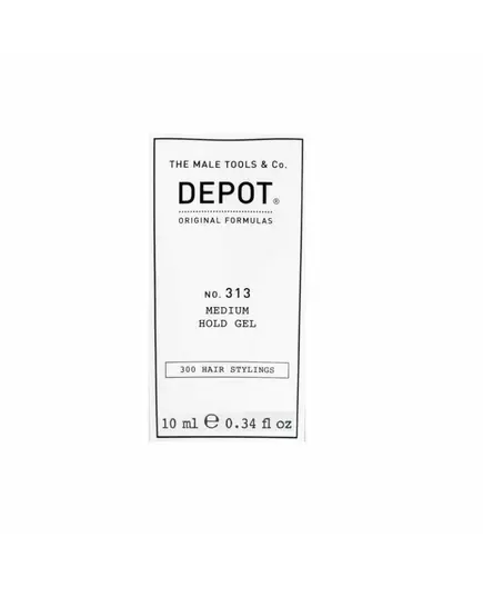 Depot 300 Hair Stylings No. 313 Filtre UV Gel coiffant Définition et contrôle Tenue moyenne, 10 ml