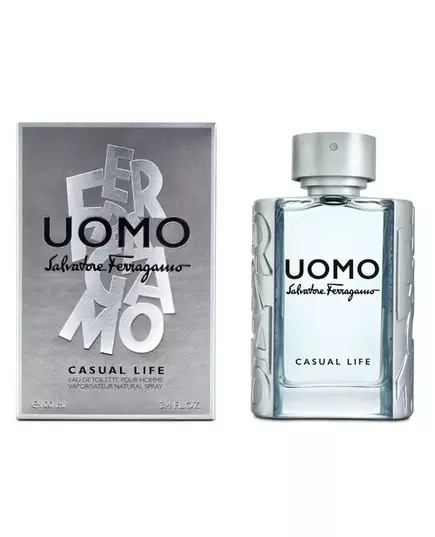 Salvatore Ferragamo Uomo Casual Life Eau de Toilette Für Männer, 50 ml
