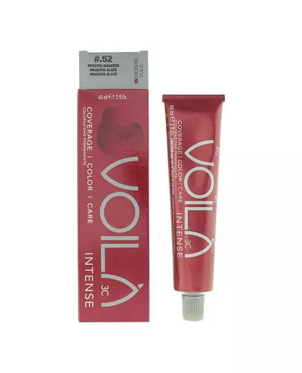 Intercosmo Voila 3C Intense Permanente Haarfarbe 52 Frosted Magenta, 60 ml, Bild 3