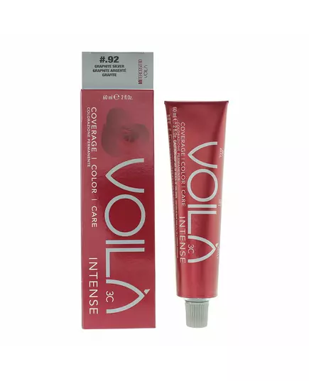 Intercosmo Voila 3C Intense Permanente Haarfarbe .92 Graphite Silver, 60 ml, Bild 3