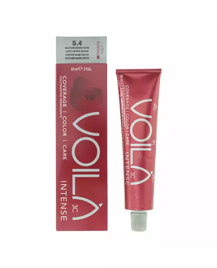 Intercosmo Voila 3C Intense Permanente Haarfarbe 5.4 Light Copper Brown, 60 ml, Bild 3