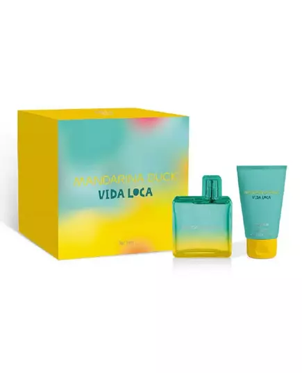 Set Mandarina Duck: Vida Loca Eau De Toilette For Men 100 ml + Vida Loca Cleansing & Refreshing Shower Gel For All Skin Types, 100 ml