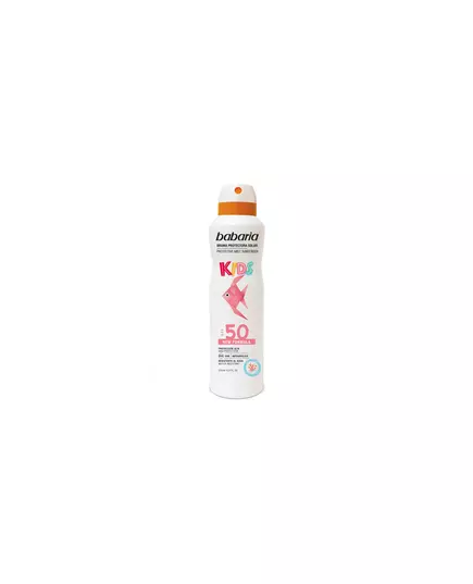 Babaria SOLAR INFANTIL SPF50 brume protectrice en spray, 200 ml
