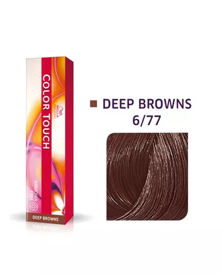 Wella Professionals Color Touch Sans ammoniaque Teinture capillaire semi-permanente 6/77 Deep Brown, 60 ml, image 3