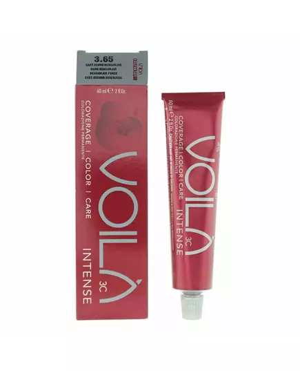 Intercosmo Voila 3C Intense Permanente Haarfarbe 3.65 Dark Beaujolais, 60 ml, Bild 5