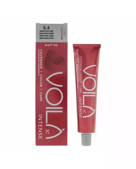 Intercosmo Voila 3C Intense Teinture permanente pour cheveux 6.4 Dark Copper Blonde, 60 ml, image 3