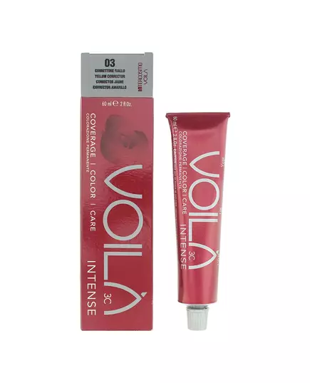 Intercosmo Voila 3C Intense Permanente Haarfarbe 03 Yellow Corrector, 60 ml, Bild 3