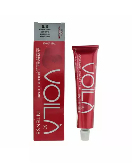 Intercosmo Voila 3C Intense Teinture permanente pour cheveux 8.8 Light Toffee, 60 ml, image 3