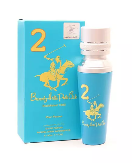 Beverly Hills Polo Club No. 2 Eau de Parfum Pour les femmes, 50 ml