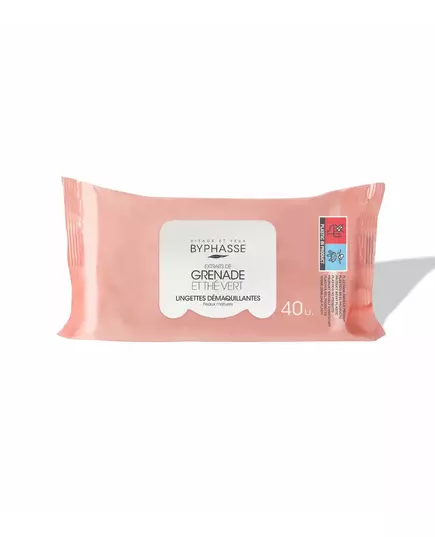 Ensemble Byphasse Byphasse Lingettes démaquillantes, 40 pièces