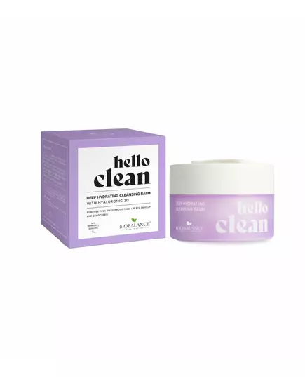 Bio Balance HELLO CLEAN tiefenwirksamer feuchtigkeitsspendender Reinigungsbalsam, 100 ml