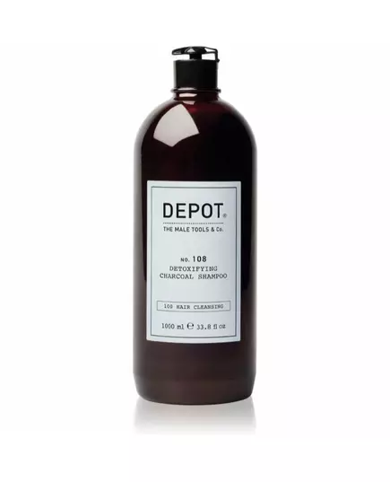 Depot 100 Hair Cleansing No. 108 Holzkohle Haarshampoo Entgiftend, 1000 ml, Bild 3