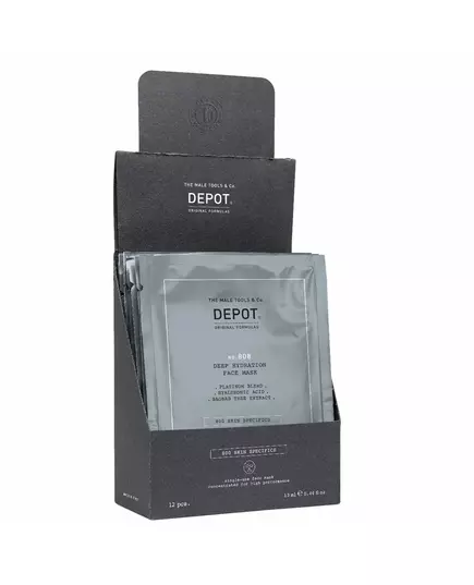 Ensemble Depot 800 Skin Specifics No. 808 Acide hyaluronique Profondément hydratant/Apaisant et revitalisant Masque facial Pour le visage Jour, 12 × 13 ml, image 3