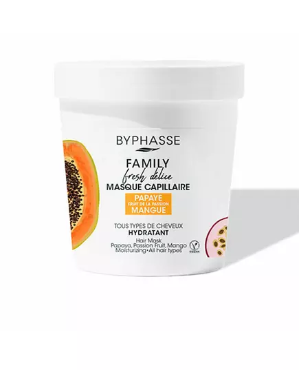 Byphasse FAMILY FRESH DELICE masque pour tous types de cheveux, 250 ml