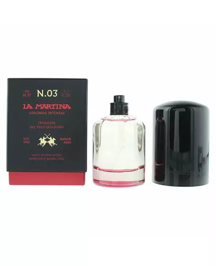 La Martina Nude Amber Intense Eau de Cologne Unisexe Bouteille, 80 ml, image 3