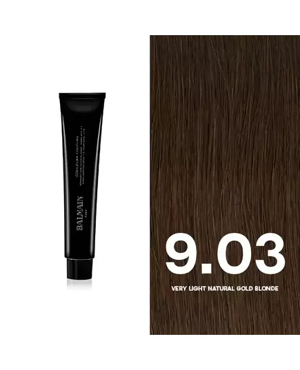 Balmain Professionnel Couleurs Couture Teinture permanente pour cheveux 9.03 Very Light Natural Gold Blonde, 60 ml