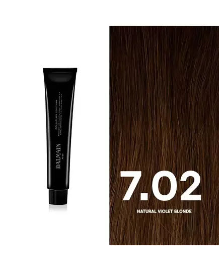 Balmain Professionnel Couleurs Couture Permanente Haarfarbe 7.02 Natural Violet Blonde, 60 ml