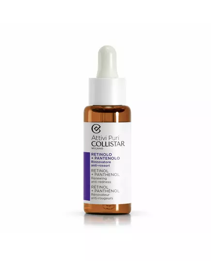 Collistar Attivi Puri Retinol + Panthenol Gegen Rötungen Serum Für das Gesicht, 30 ml, Bild 3
