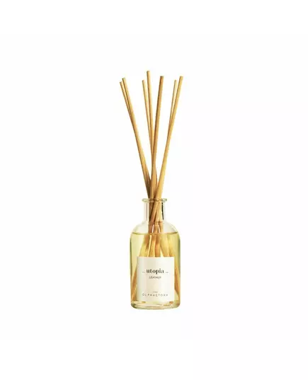 The Olphactory Utopia Leather Duftstäbchen Aroma-Rattanstäbchen-Diffusor, 100 ml