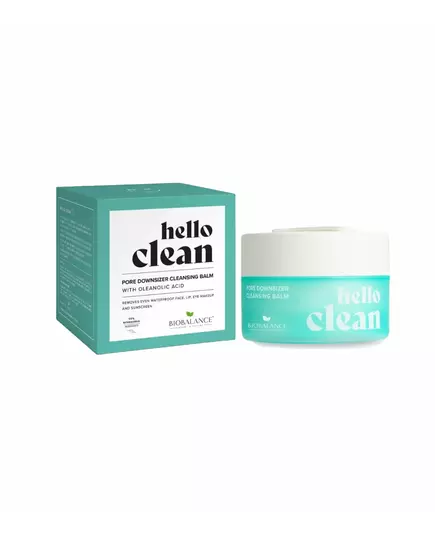 Bio Balance Hello Clean Pore Downsizer Reinigung und Reinigung Reinigungsbalsam Für Gesicht & Augen, 100 ml