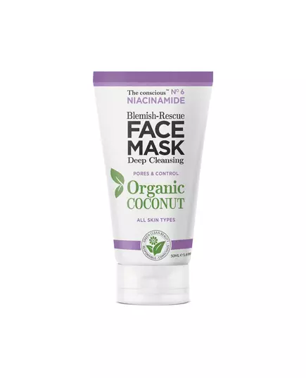 Biovene The Conscious No.6 Noix de coco Nettoyage des pores Masque crème Pour le visage, 50 ml