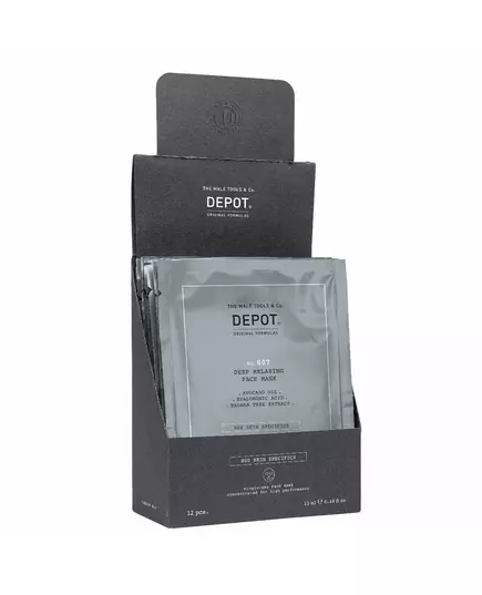 Ensemble Depot 800 Skin Specifics No. 807 Acide hyaluronique Apaisant/Hydratant & Nourrissant Masque facial Pour le visage Jour, 12 × 13 ml, image 3
