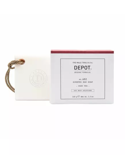 Depot 600 Body Solutions No. 602 Complexe botanique Nettoyage Thé sombre Pain de savon parfumé Notes aromatiques, 100 g, image 3