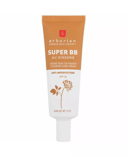 Erborian Super BB Ginseng Hohe Abdeckung BB-Creme Dore SPF20, 40 ml