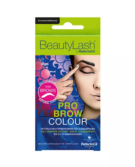 Refectocil BEAUTYLASH PRO BROW COLOUR Augenbrauen-Tönungsset #Dark Brown 1 Einheit, 7 ml