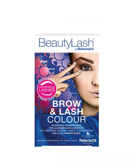 Refectocil BEAUTYLASH BROW & LASH COLOUR Augenbrauen- und Wimpern-Farbkit #Black 1 Stück, 7 ml