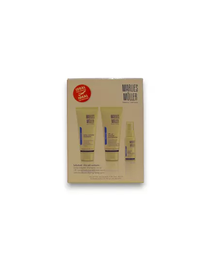 Perfect Volume Set Marlies Moller: Daily Volume Hair Shampoo 100 ml + Lift-Up Hair Conditioner For Volume 100 ml + Volume Hair Spray For Styling, 100 ml