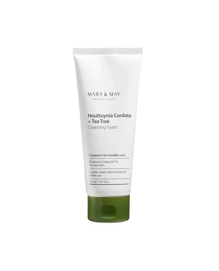Mary & May Houttuynia Cordata & Tea Tree Mousse nettoyante, 150 ml