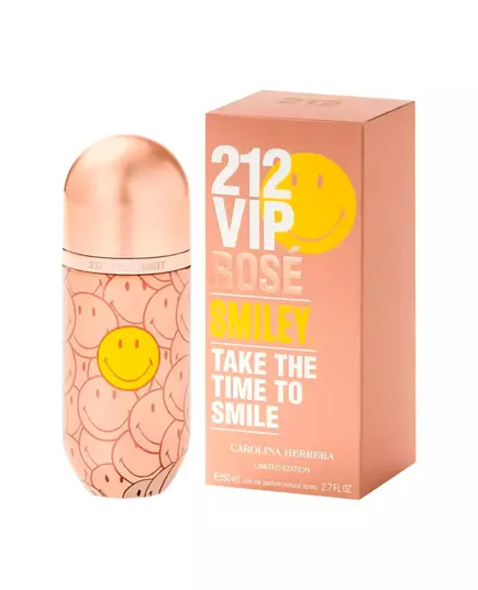 Carolina Herrera 212 Vip Rose Smiley Eau de Parfum Pour les femmes, 80 ml, image 3