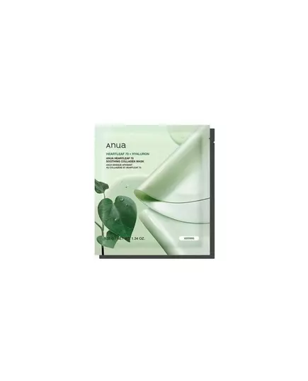 Anua Heartleaf 70 Hyaluron Apaisant Masque facial Pour le visage, 28 ml