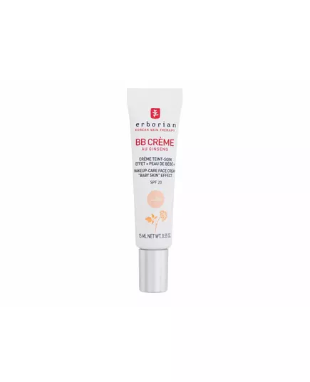 Erborian B.B Cream Ginseng Hydratant Crème BB 02 Clair SPF 20, 15 ml