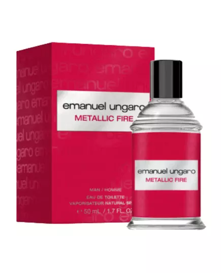 Emanuel Ungaro Metallic Fire Eau de Toilette Für Männer, 50 ml, Bild 3