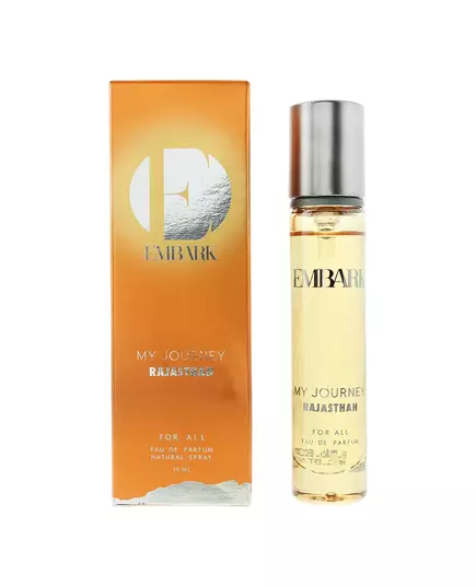 Embark My Journey Rajasthan Eau de Parfum Unisexe, 15 ml