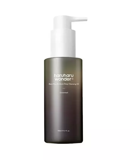 Haruharu Wonder Black Rice Nettoyage en profondeur Huile nettoyante Pour le visage, 150 ml
