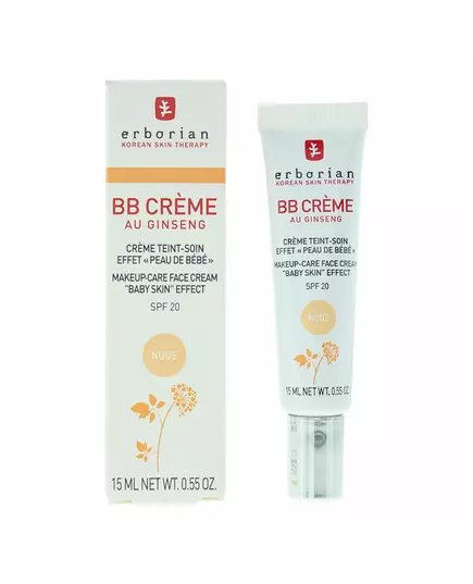 Erborian B.B Cream Ginseng BB-Creme Nackt SPF 20, 15 ml, Bild 2