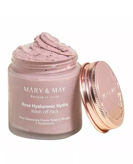 Mary and May Rose Hyaluronic Hydra Hydratation intense Masque d'argile, 125 g