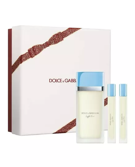 Set Dolce & Gabbana: Light Blue Eau De Toilette For Women Refillable 100 ml + Light Blue Eau De Toilette For Women, 2 × 10 ml, image 3