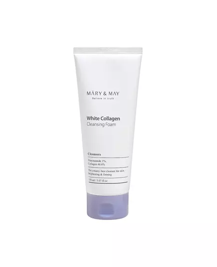 Mary and May White Collagen Aufhellend & Straffend Reinigungsschaum, 150 ml