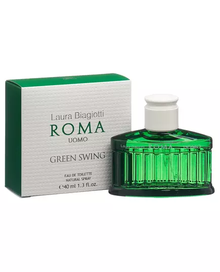 Laura Biagiotti Roma Green Swing Eau de Toilette Für Männer, 40 ml, Bild 3
