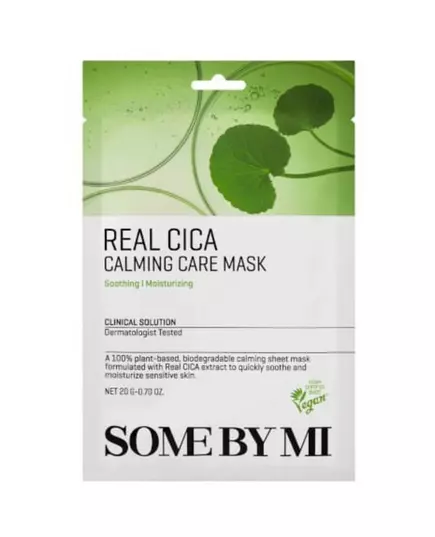 Real Cica Calming Care Mask - Masque visage apaisant, 20 g